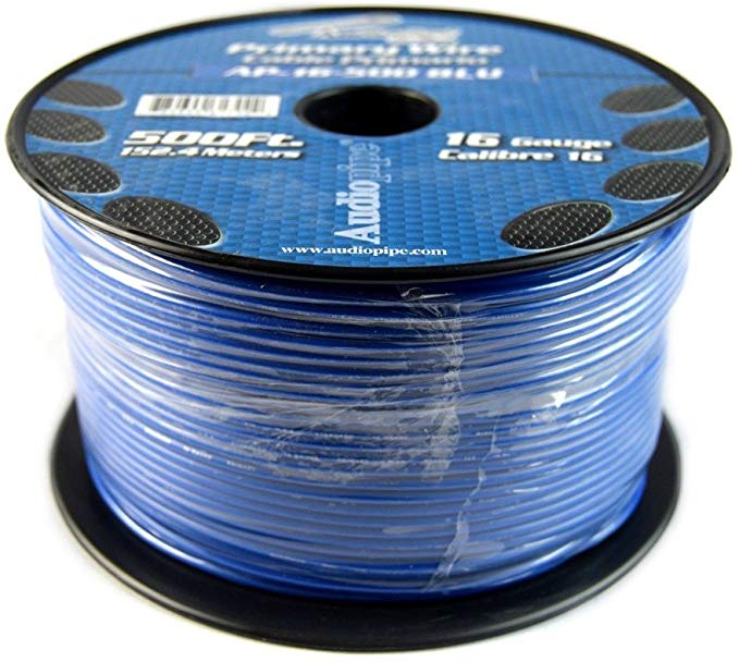 AP-16-500BL Cable Automotriz 16 AWG Azul [ROLLO 153 METROS] - (AD49115)