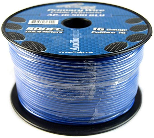 AP-16-500BL Cable Automotriz 16 AWG Azul [METRO] - (AD49116)