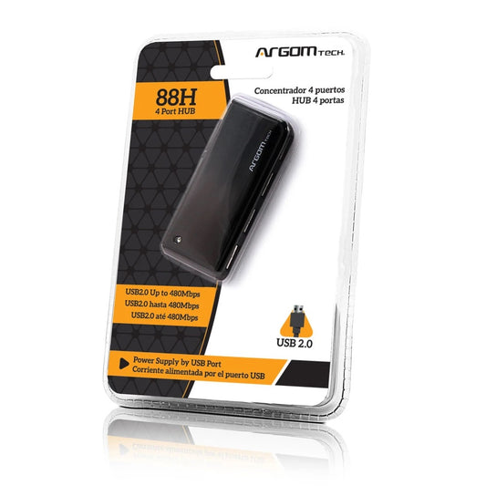 ARG-UB-0088 Argom Universal USB Hub 4-Ports - (AD49787)