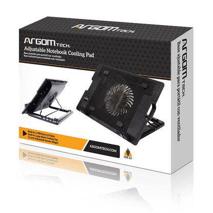 ARG-CF-1594 Argom Adjustable Notebook Cooling Pad - Large Fan - (AD50175)