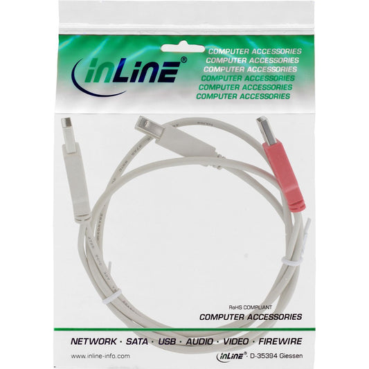 USB 2.0 Y-Cable [2x USB A Male to 1x USB B Male] - (AD50244)