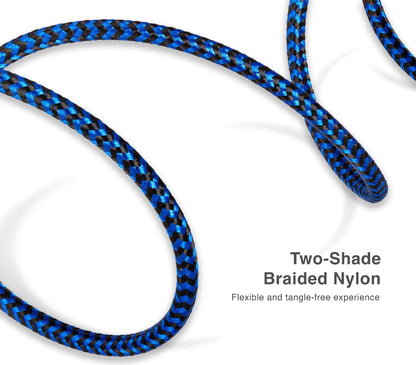 ARG-CB-0023BL Argom Cable Lightning To USB 2.0 Nylon Braided Dura Form - (AD50313)