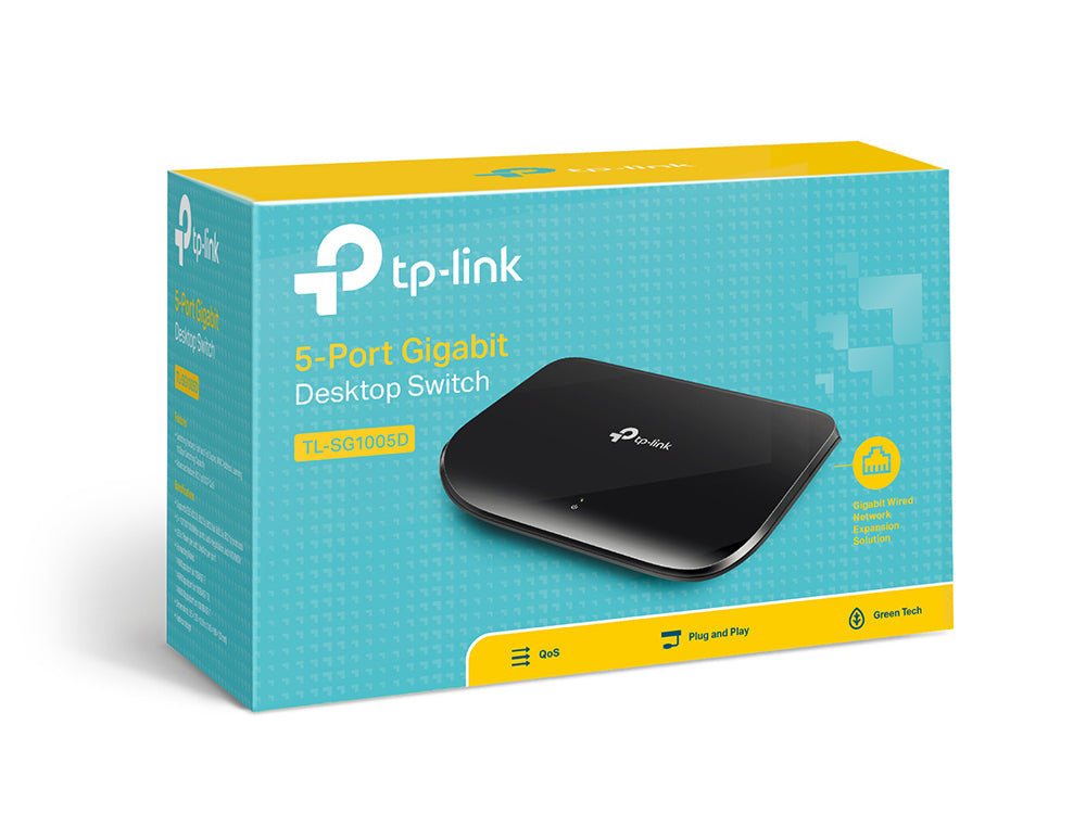 TL-SG1005D TP-Link 5-Port Desktop Ethernet Switch - (AD50319)