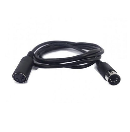 5 Pin Male to Female MIDI Connector Cable (5 Ft.) - (AD51695)