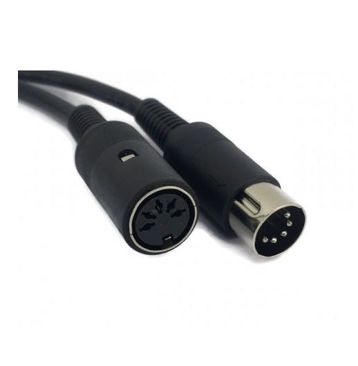 5 Pin Male to Female MIDI Connector Cable (5 Ft.) - (AD51695)