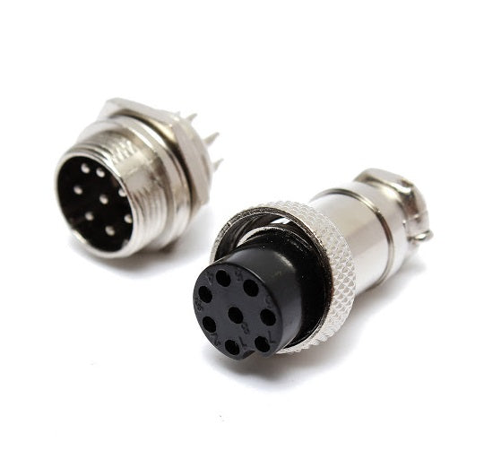 7-Pin Chassis Connector - Panel Mount (male and female) - (AD51741)