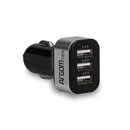 ARG-AC-0113 Argom 3 Ports USB Car Charger 6A - (AD52011)