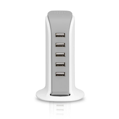 ARG-AC-0119WT Charging Station 5-USB Ports 6A - (AD52656)