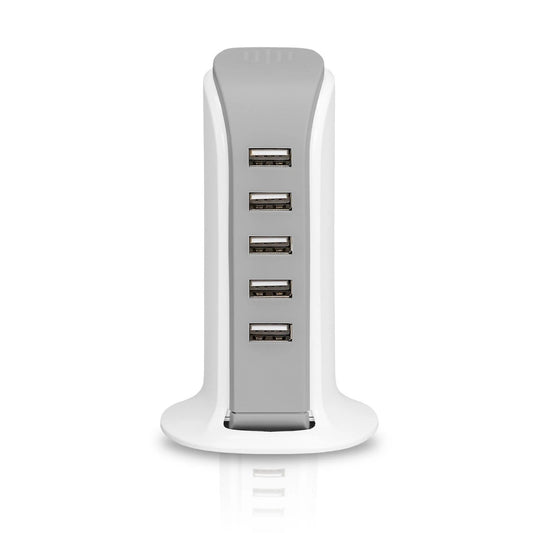 ARG-AC-0119WT Charging Station 5-USB Ports 6A - (AD52656)