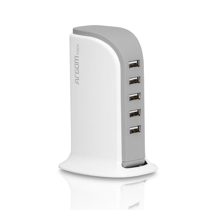 ARG-AC-0119WT Charging Station 5-USB Ports 6A - (AD52656)