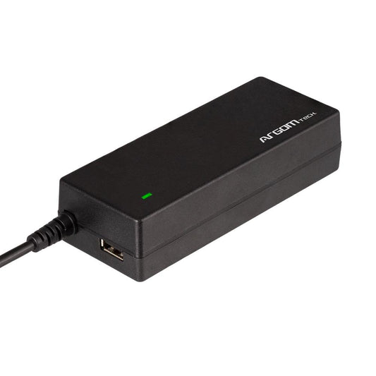 ARG-AC-0095 Argom Compact Universal Notebook Charger 90W - Auto Sensing - (AD52971)