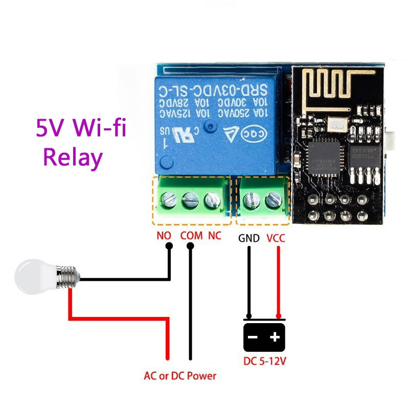 ESP-01/01S 5V Relay Module V4.0 - (AD52982)