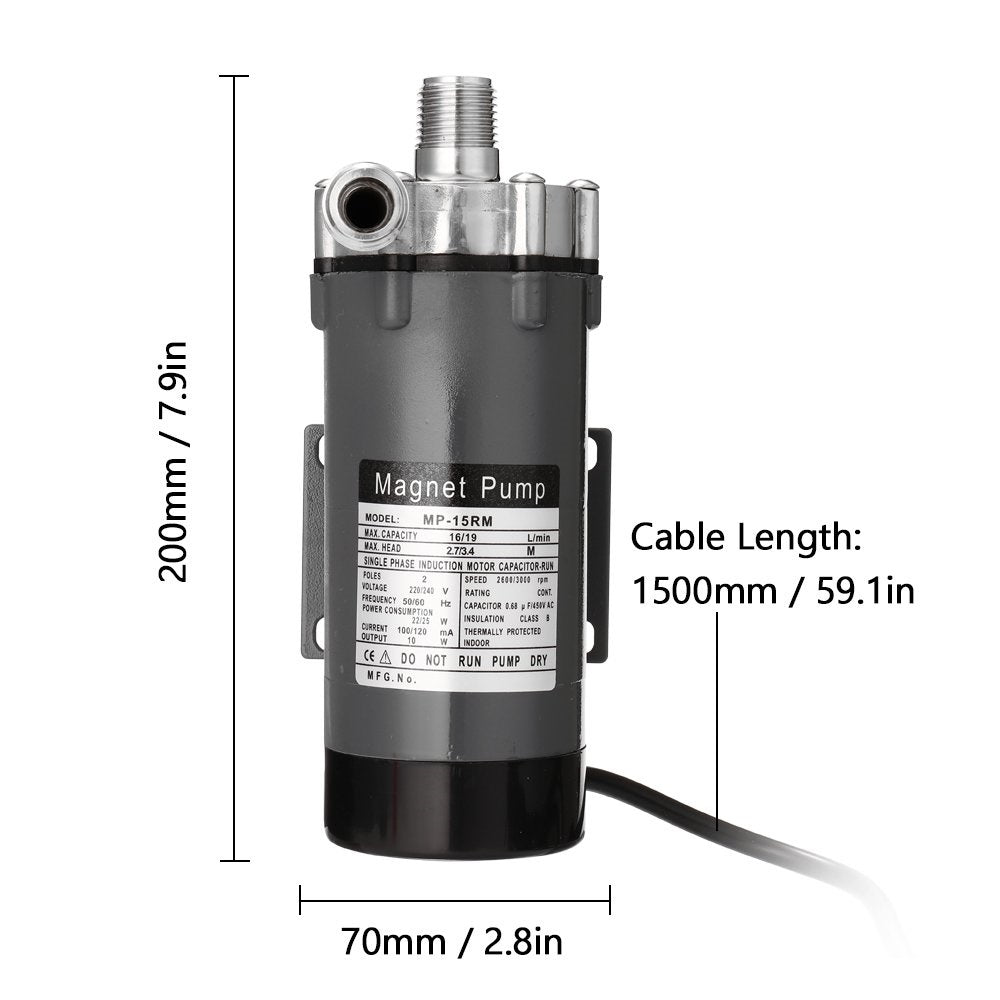 MP-15RM-110 High Temperature Stainless Steel Pump - (AD53059)