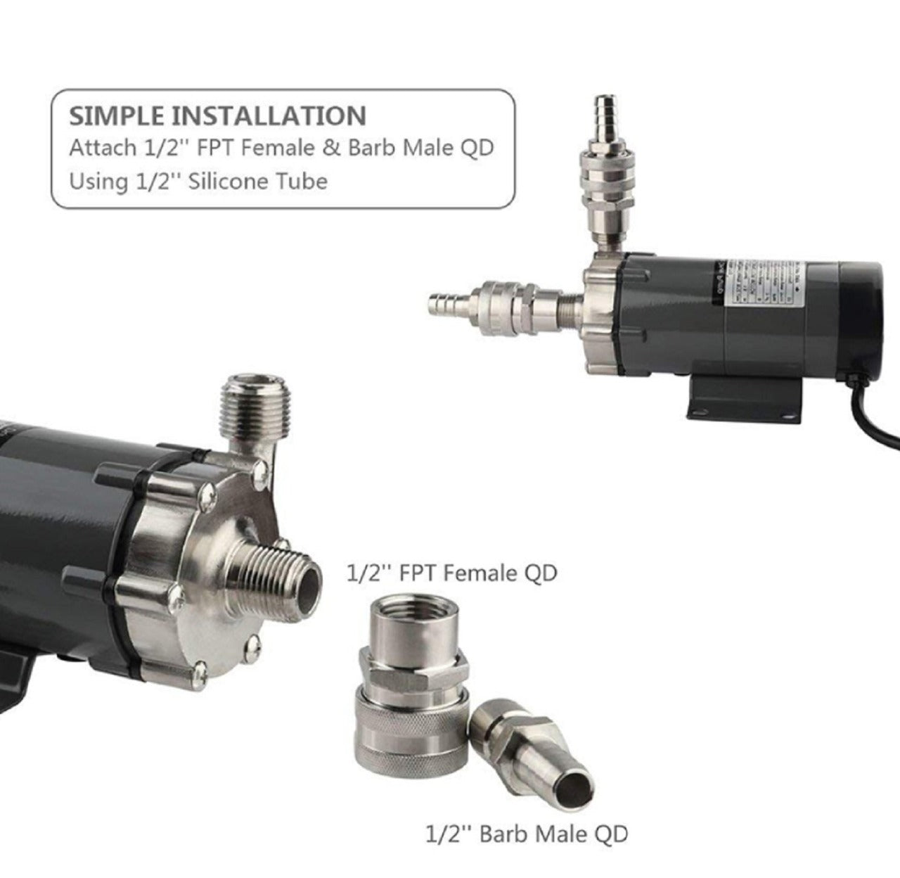 MP-15RM-110 High Temperature Stainless Steel Pump - (AD53059)