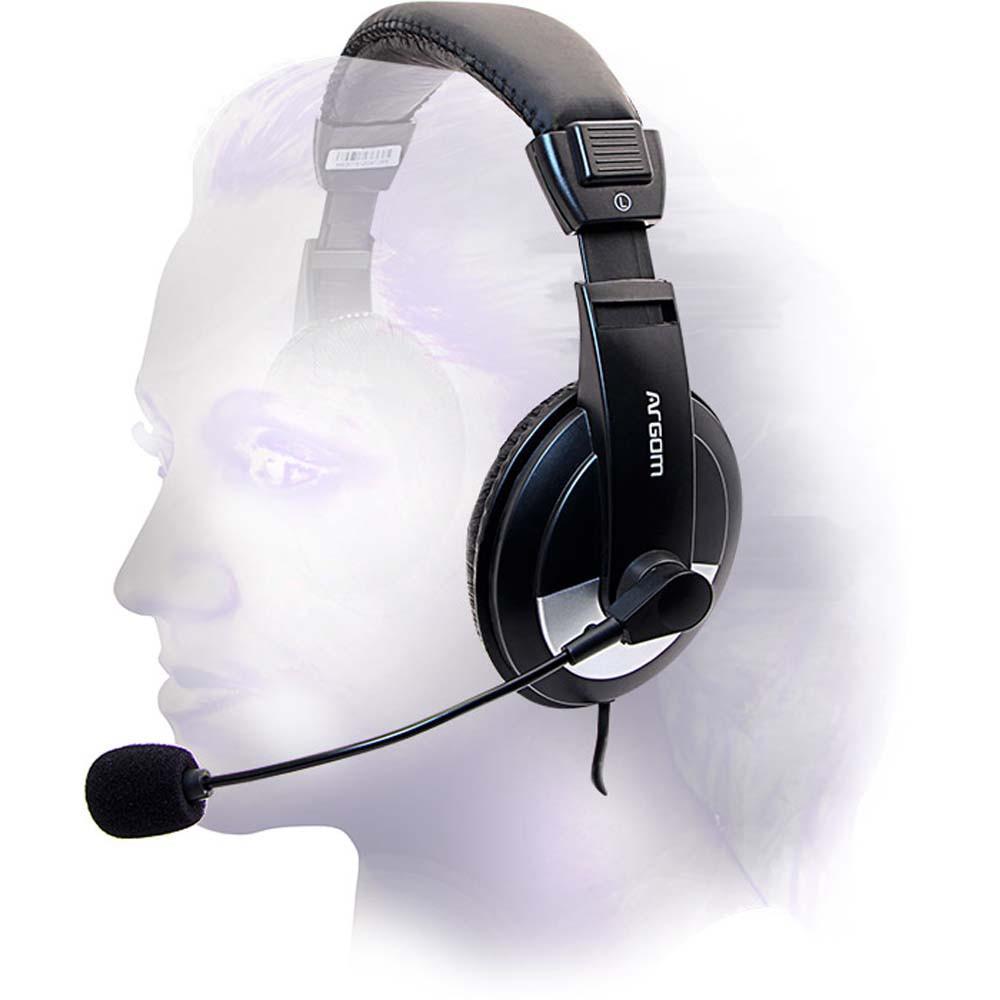 ARG-HS-0075 Argom Pro 75 Stereo Headset w/Mic - (AD53377)