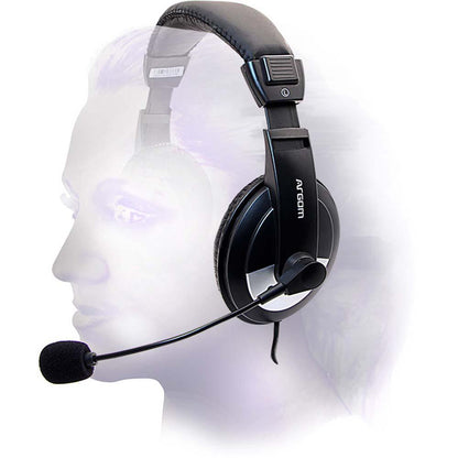ARG-HS-0075 Argom Pro 75 Stereo Headset w/Mic - (AD53377)