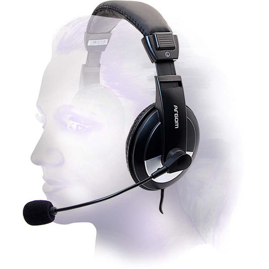 ARG-HS-0075 Argom Pro 75 Stereo Headset w/Mic - (AD53377)