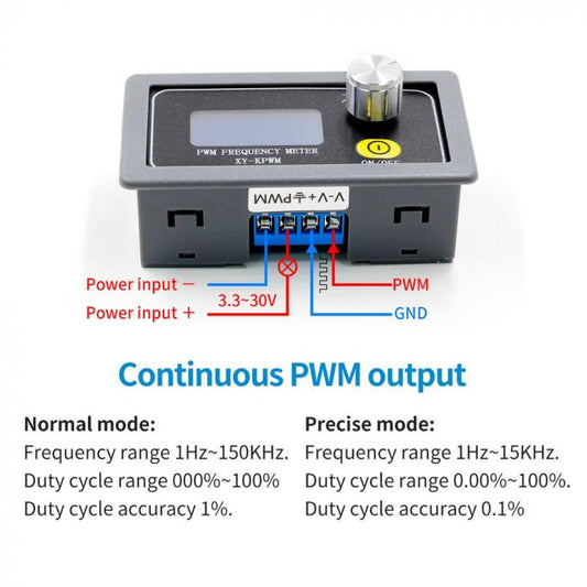 XY-KPWM Signal Generator PWM LCD Display (1Hz-150KHz) - (AD53532)