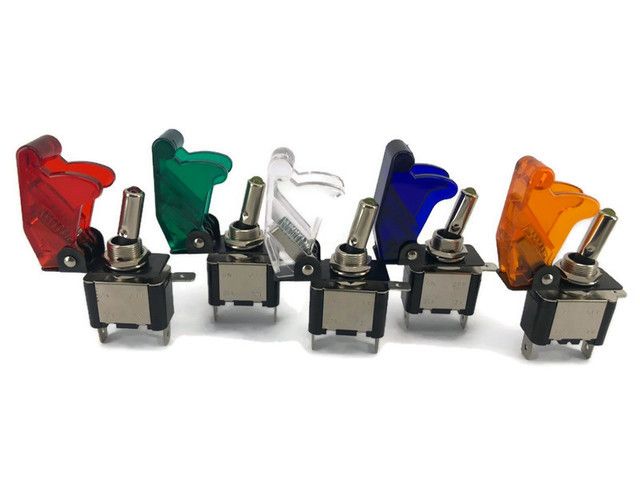 GREEN ASW-07D Toggle Switch Aircraft SPST ON-OFF 12V @ 20A - (AD53580)