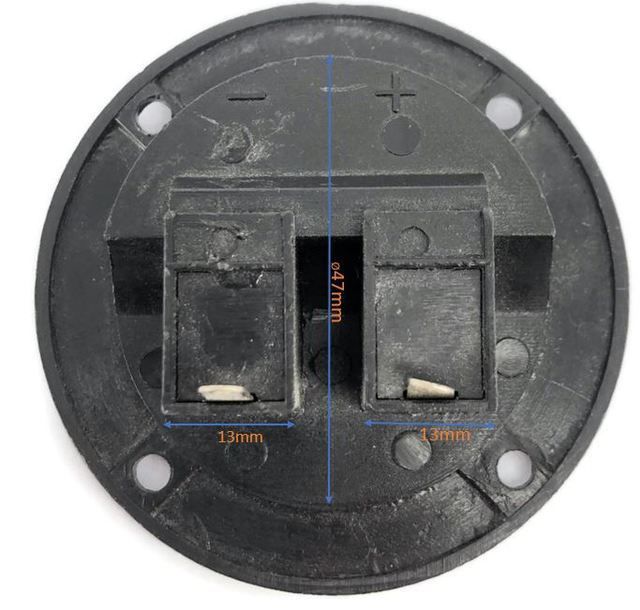 2 Way Speaker Terminal Circle 65mm - (AD53613)