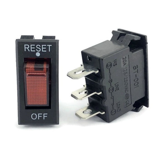 ST-001L Thermal Overcurrent Circuit Breaker 20A - (AD53634)