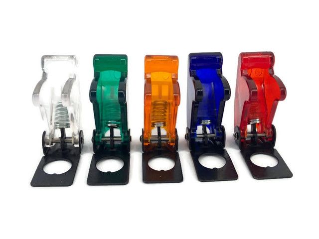 Green Flip-Up AirCraft Switch Cover Transparent - (AD53779)