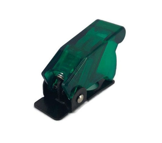 Green Flip-Up AirCraft Switch Cover Transparent - (AD53779)