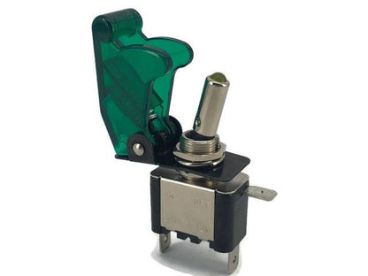 Green Flip-Up AirCraft Switch Cover Transparent - (AD53779)
