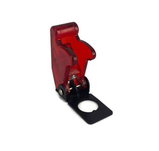 Red Flip-Up AirCraft Switch Cover Transparent - (AD53783)