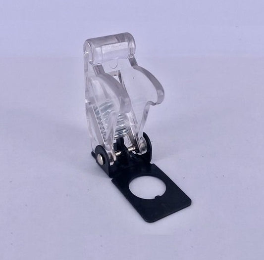 White Flip-Up AirCraft Switch Cover Transparent - (AD53788)