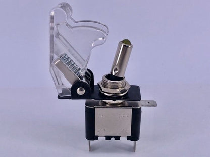 White Flip-Up AirCraft Switch Cover Transparent - (AD53788)