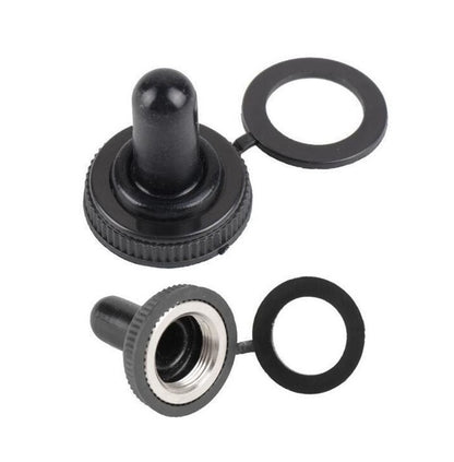 Waterproof Switch Cap Black 12mm - (AD53809)