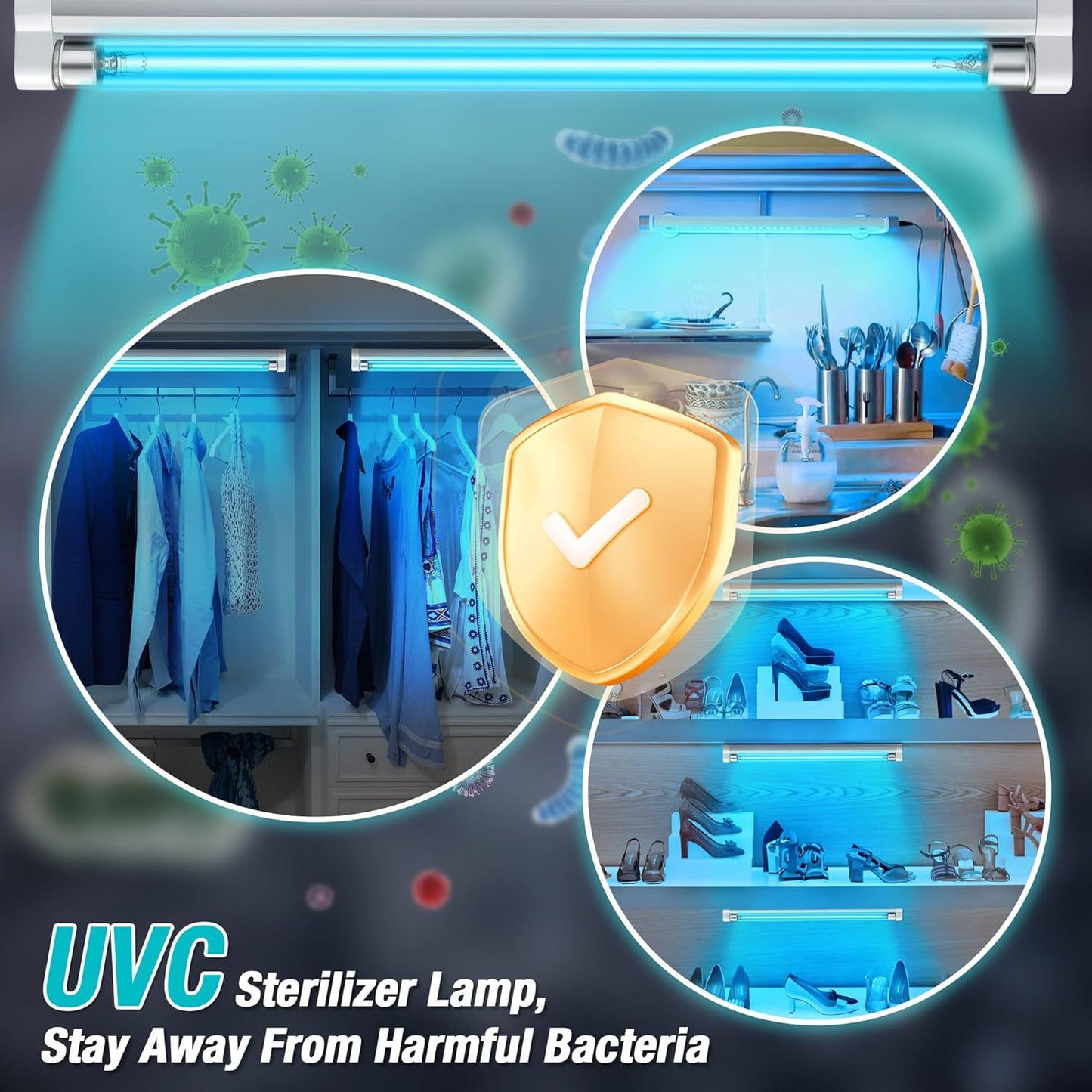 UVC Lamp Ozone Free 253.7nm 110V - (AD54129)