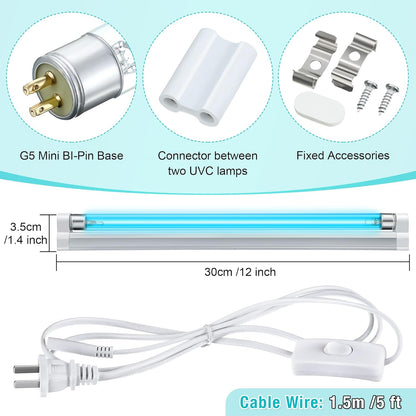 UVC Lamp Ozone Free 253.7nm 110V - (AD54129)