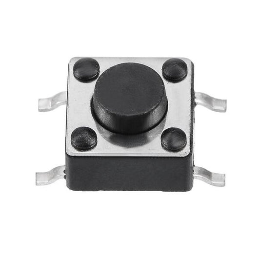 6x6x4.3mm (SMD) Miniature Push Button 4-Pin N.O. - (AD54155)