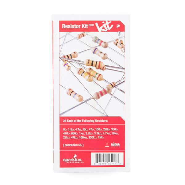 Resistor Kit - 1/4W (500 total) [COM-10969] - (AD54633)