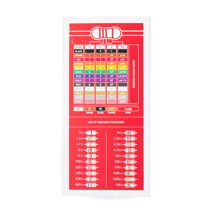Resistor Kit - 1/4W (500 total) [COM-10969] - (AD54633)