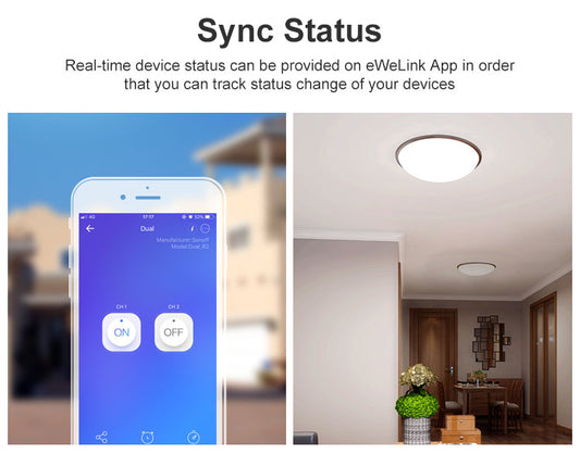 1-Channel Sonoff - WiFi Smart Switch with RF Control - (AD54695)