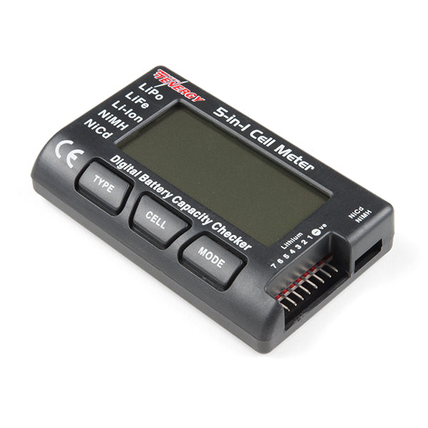 Tenergy 5-in-1 Intelligent Battery Cell Meter [TOL-15348] - (AD54703)