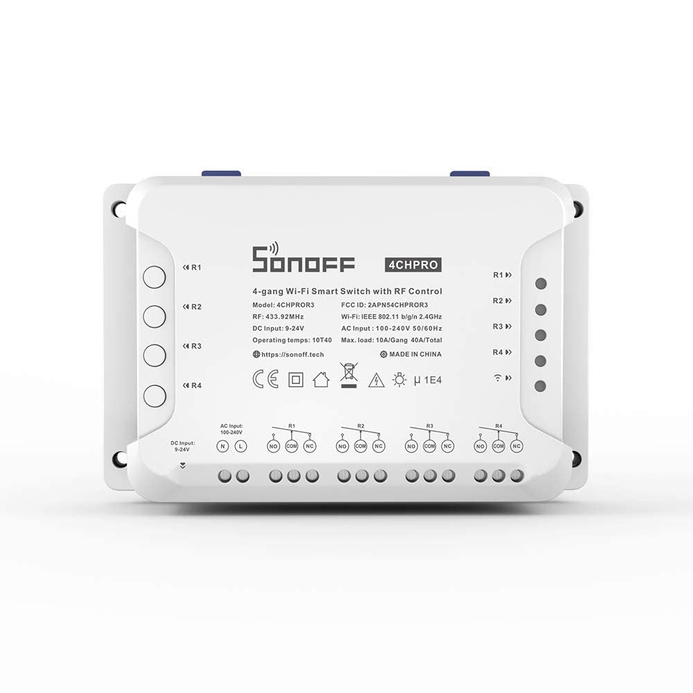 4-Channel SONOFF Pro R3 - WiFi Wireless Smart Switch - (AD54709)