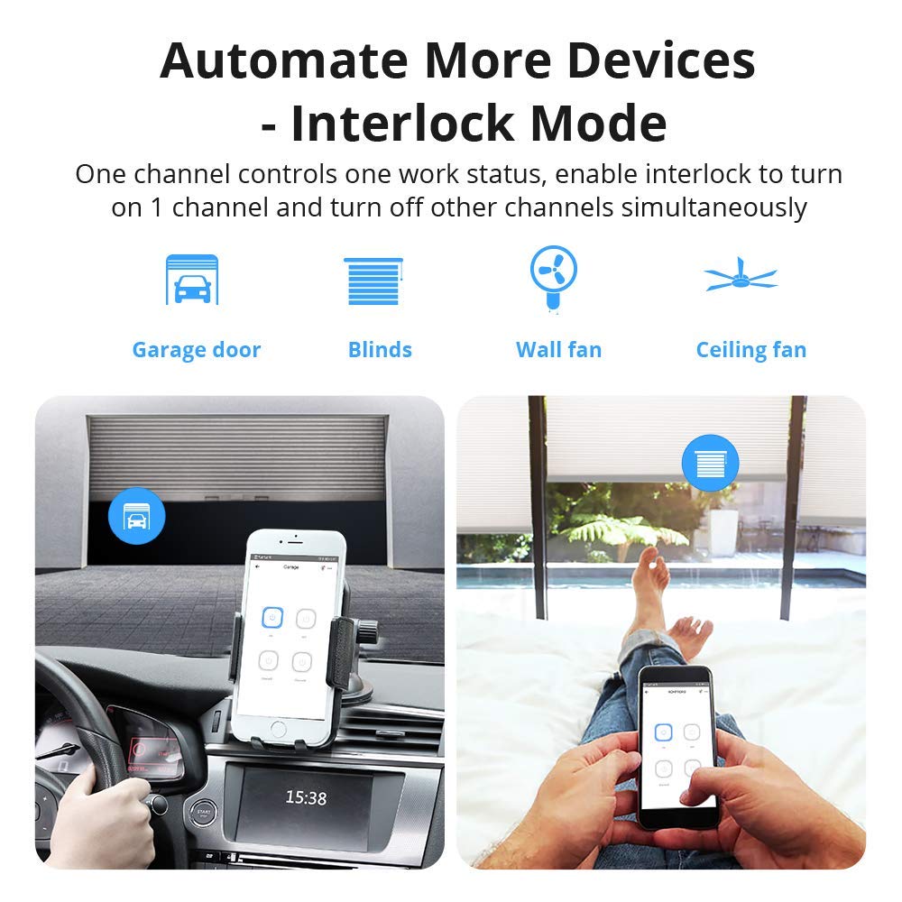 4-Channel SONOFF Pro R3 - WiFi Wireless Smart Switch - (AD54709)