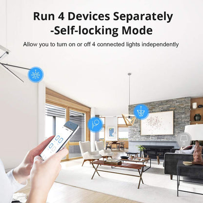 4-Channel SONOFF Pro R3 - WiFi Wireless Smart Switch - (AD54709)