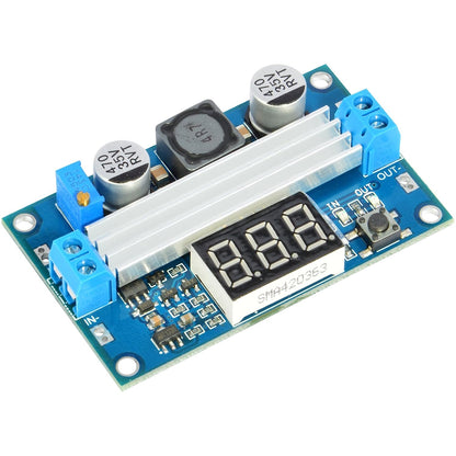 DC-DC Boost 100W Converter Module with Display (3-35V to 5-35V @ 9A) - (AD55533)