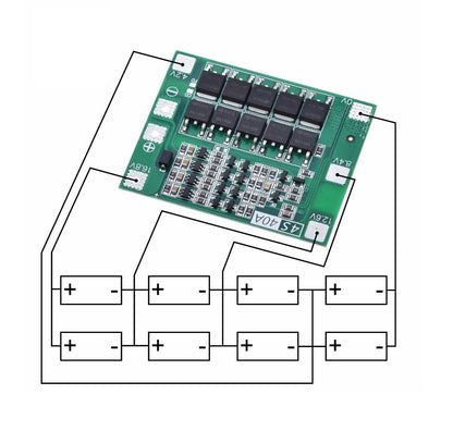 4S Battery Protection Board (BMS) 40A 16.8V - (AD55834)