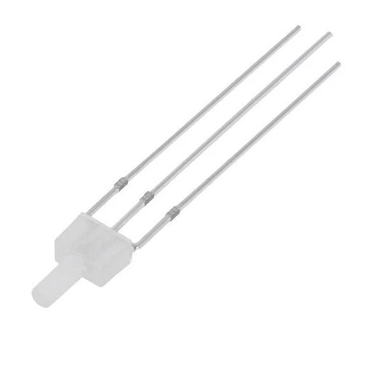 2mm Red/White Two-Tone LED - (AD55907)