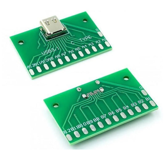 USB 3.1 Type C Female Board - (AD56764)