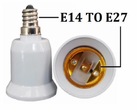 E14 To E27 Socket LED Lamp Adapter - (AD56820)