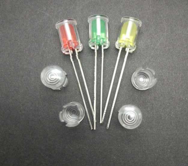 5mm LED Lampshade Protector Clear Plastic Clip - (AD57114)