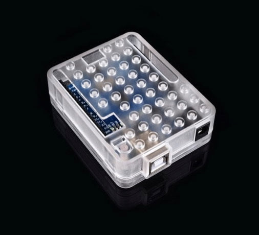 White Clear Arduino UNO R3 Case - (AD57422)
