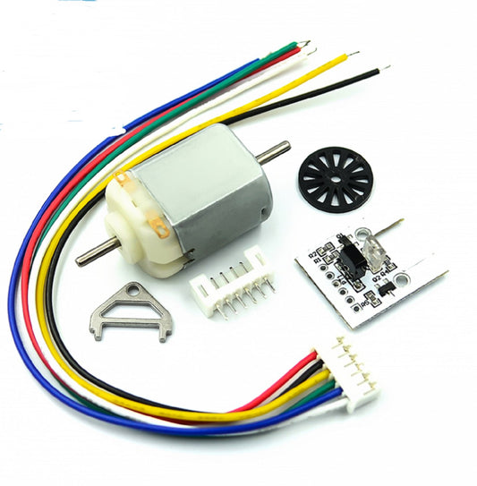 DC Motor w/ Disc Encoder 5V - (AD57437)